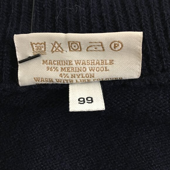 Glenbrae Kingsbarns Golf Vest NWT Womens XS Navy Blue Knit Lambswool Full Zip - Picture 9 of 13